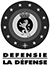 DEFENSIE - LA DEFENSE - Logo color - Text black - Quality print