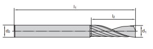 MDF downcut cutter